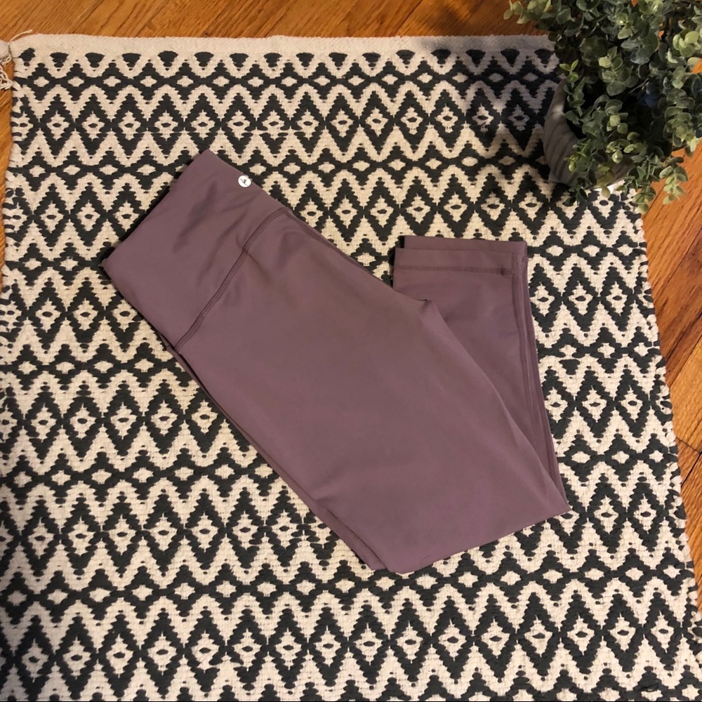 90 Degree Capri Athletic Pants- Purple